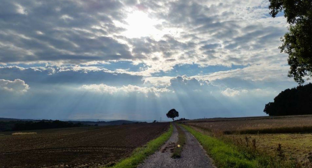 Himmel im Abendlicht